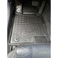 Коврик водительский Kia K5 2021- резиновый, чёрный (AVTO-Gumm)