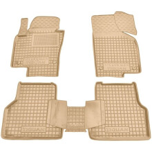 Автомобільні килимки в салон Volkswagen Tiguan 2007-2016 бежеві (AVTO-Gumm)