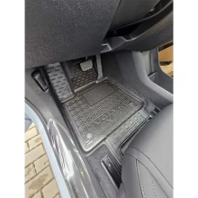 Коврики в салон Volvo EX30 2023- резиновые, чёрные (AVTO-Gumm)
