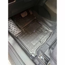 Коврик водительский Suzuki S-Cross 2024- MHEV резиновый, чёрный (AVTO-Gumm)