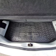 Коврик в багажник Volkswagen e-Up 2017-2019 резиновый, чёрный (AVTO-Gumm)