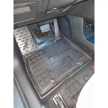 Килимки в салон BYD Song L 2023- гібрид гумові, чорні (AVTO-Gumm)