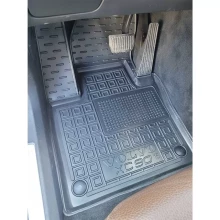 Килимок водійський Volvo XC90 2015- гумовий, чорний (AVTO-Gumm)