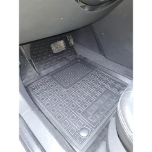 Коврик водительский Opel Vectra C 2002- универсал резиновый, чёрный (AVTO-Gumm)