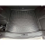 Коврик в багажник Renault Duster 2025- 2WD/4WD (МКПП), высокий пол резиновый, чёрный (AVTO-Gumm)