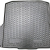 Автомобильный коврик в багажник Skoda Octavia A7 2013- Universal (с ушами) (Avto-Gumm)
