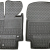Передні килимки в автомобіль Toyota Highlander 4 2020- (AVTO-Gumm)