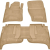 Автомобильные коврики в салон Volkswagen Touareg 2010- бежевые (AVTO-Gumm)