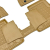 Автомобильные коврики в салон BMW X3 (E83) 2004-2010 бежевые (AVTO-Gumm)