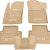 Автомобильные коврики в салон Volvo V50 2004- бежевые (AVTO-Gumm)