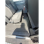 Коврики в салон Ford Transit (mk7) 2014- 1+2, 2-й ряд, Double Cab, из 2 частей резиновые, чёрные (AVTO-Gumm)