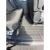 Коврики в салон Ford Transit (mk7) 2014- 1+2, 2-й ряд, Double Cab, из 2 частей резиновые, чёрные (AVTO-Gumm)