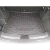 Коврик в багажник Renault Duster 2025- 2WD/4WD (МКПП), высокий пол резиновый, чёрный (AVTO-Gumm)