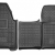 Килимки в салон Hyundai H350 2014- (1+1) гумові, чорні (AVTO-Gumm)