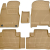 Автомобильные коврики в салон Honda CR-V 2006-2012 бежевые (AVTO-Gumm)