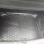 Автомобильный коврик в багажник Skoda Fabia 2 2007- Hatchback (Avto-Gumm)