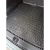 Коврик в багажник Haval H5 2024- резиновый, чёрный (AVTO-Gumm)