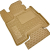 Автомобильные коврики в салон Kia EV5 2024- бежевые (AVTO-Gumm)