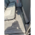 Коврики в салон Ford Transit (mk7) 2014- 1+2, 2-й ряд, Double Cab, из 2 частей резиновые, чёрные (AVTO-Gumm)