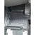 Коврики в салон Ford Transit (mk7) 2014- 1+1 резиновые, чёрные (AVTO-Gumm)