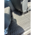 Коврики в салон Ford Transit (mk7) 2014- 1+2, 2-й ряд, Double Cab, из 2 частей резиновые, чёрные (AVTO-Gumm)